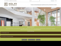 kolar.at Webseite Vorschau