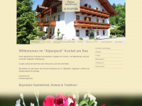 alpenpark-kochel.de Webseite Vorschau