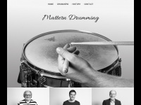 mattern-drumming.de Webseite Vorschau