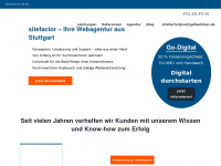 sitefactor.de Webseite Vorschau