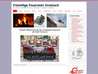 feuerwehr-groitzsch.de Webseite Vorschau