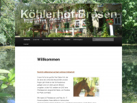 koehlerhof-broesen.de Webseite Vorschau