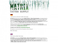 matrix-tattoosupply.com Webseite Vorschau