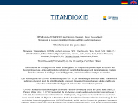 titandioxid.eu Webseite Vorschau