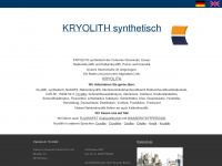 kryolith.com Webseite Vorschau