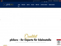 philoro.de Webseite Vorschau
