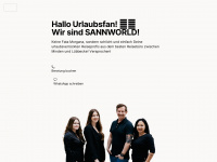 sannworld.com Webseite Vorschau