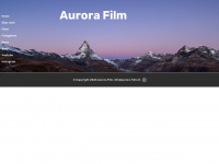aurora-film.ch Webseite Vorschau