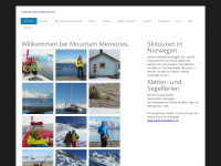 mountain-memories.ch Webseite Vorschau