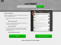 bebbl.com Webseite Vorschau