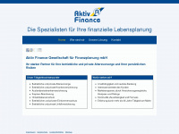 aktiv-finance.de Webseite Vorschau