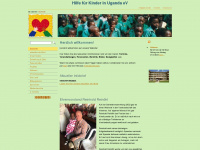 ugandahilfe.de Webseite Vorschau
