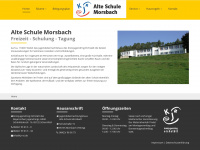 alte-schule-morsbach.de Webseite Vorschau