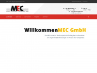 mec-gmbh.eu Webseite Vorschau