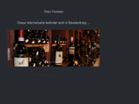 vino-terrane.de Webseite Vorschau