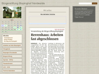 buergerstiftung-bispinghof.de Webseite Vorschau