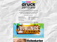 druckzentrale.ch Webseite Vorschau
