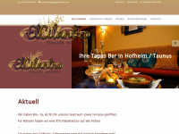 el-cilantro.de Webseite Vorschau