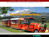 kaiser-bummelzug.at Webseite Vorschau