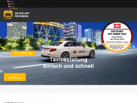 taxi.eu Webseite Vorschau