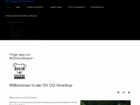 sv-og-horstmar.de Webseite Vorschau