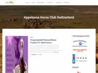 appaloosa.ch Webseite Vorschau