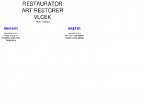 restaurator-vlcek.at Webseite Vorschau