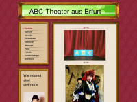 abc-theater.com Webseite Vorschau