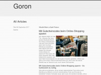 goron.de Webseite Vorschau