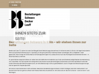 bestattungen-schwarz.com Webseite Vorschau