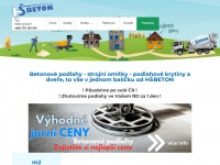 hsbeton.cz Webseite Vorschau