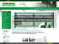 ploty-brany.cz Webseite Vorschau