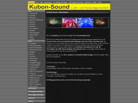 kubon-sound.de Webseite Vorschau