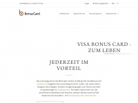 bonuscard.ch Webseite Vorschau