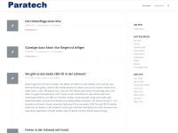 paratech.ch Webseite Vorschau