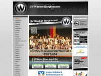 sv-wacker.de Webseite Vorschau