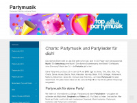 top-partymusik.de Webseite Vorschau