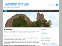 steinbruch.info Webseite Vorschau
