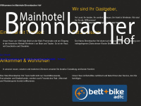 bronnbacherhof.com Webseite Vorschau