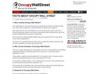 occupywallst.org Webseite Vorschau