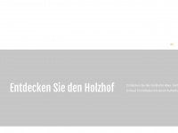 holzhof.ch Webseite Vorschau