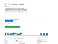 stageline.ch Webseite Vorschau