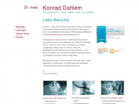 dr-med-dahlem.de Webseite Vorschau