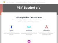 psv-basdorf.de Webseite Vorschau