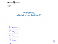 glarner-regionalbank.ch Webseite Vorschau