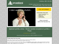 e-pohreb.cz Webseite Vorschau