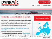 dynamicpro.cz Webseite Vorschau