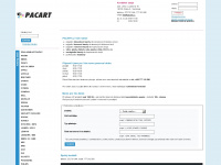 pacart.cz Webseite Vorschau