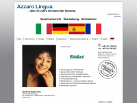 azzaro-lingua.de Webseite Vorschau