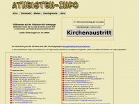 atheisten-info.at Webseite Vorschau